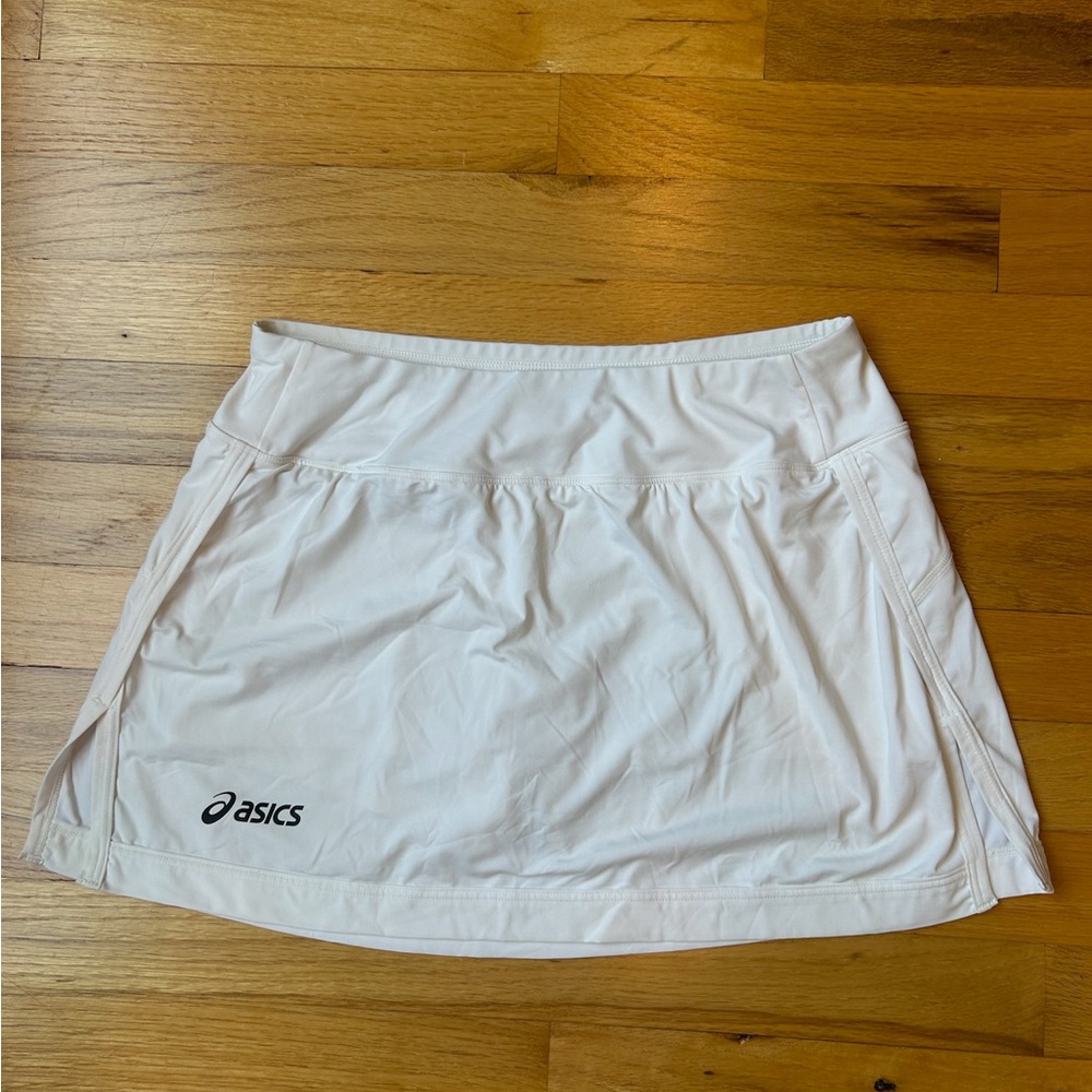 Asics White Tennis Skirt Size Small